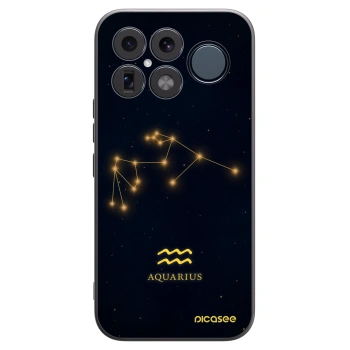 Picasee Μαύρη θήκη σιλικόνης για Xiaomi Poco F8 Ultra - AQUARIUS