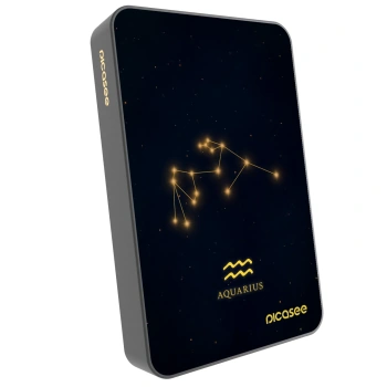 Picasee Powerbank με MagSafe 10 000 mAh Γκρί - AQUARIUS
