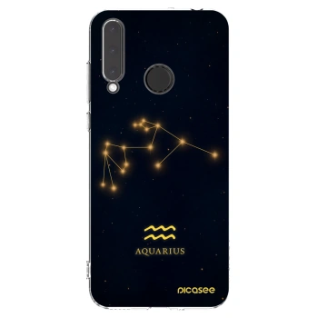 Picasee διαφανής θήκη σιλικόνης Honor 20 Lite - AQUARIUS