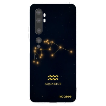 Picasee διαφανής θήκη σιλικόνης Xiaomi Mi Note 10 (Pro) - AQUARIUS