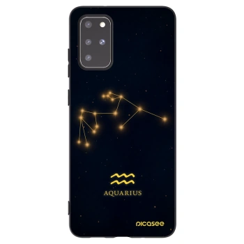 Picasee Μαύρη θήκη σιλικόνης για Samsung Galaxy S20+ G985F - AQUARIUS