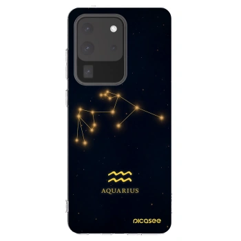 Picasee διαφανής θήκη σιλικόνης Samsung Galaxy S20 Ultra 5G G988F - AQUARIUS