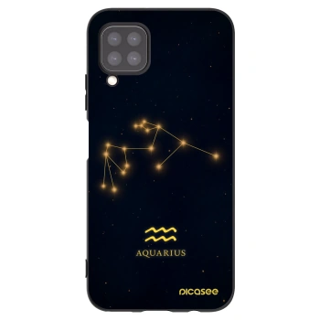 Picasee Μαύρη θήκη σιλικόνης για Huawei P40 Lite - AQUARIUS