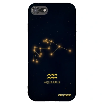 Picasee διαφανής θήκη σιλικόνης Apple iPhone SE 2020 - AQUARIUS