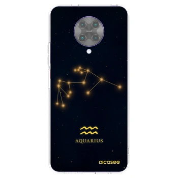 Picasee διαφανής θήκη σιλικόνης Xiaomi Poco F2 Pro - AQUARIUS