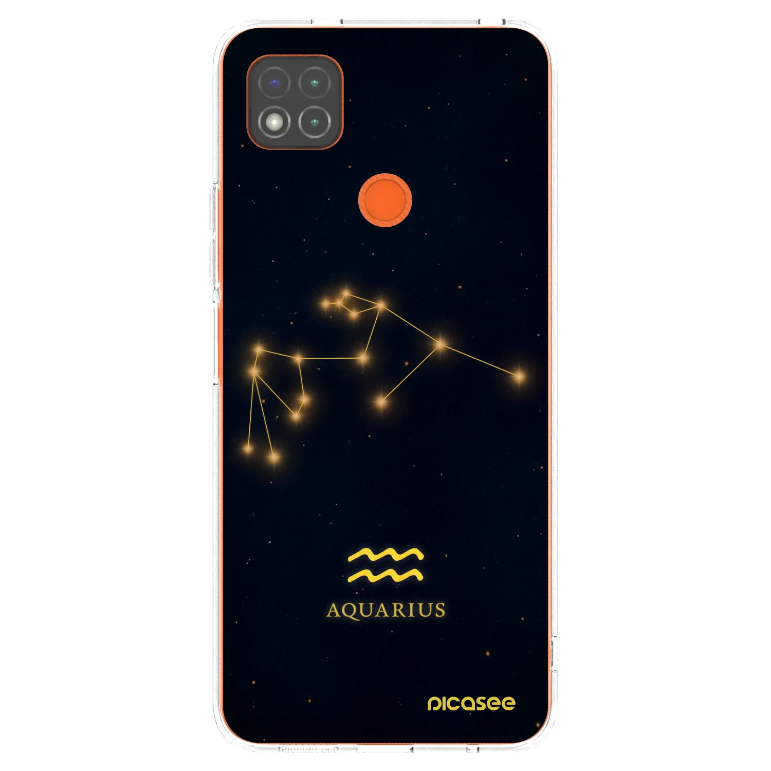Picasee διαφανής θήκη σιλικόνης Xiaomi Redmi 9C - AQUARIUS