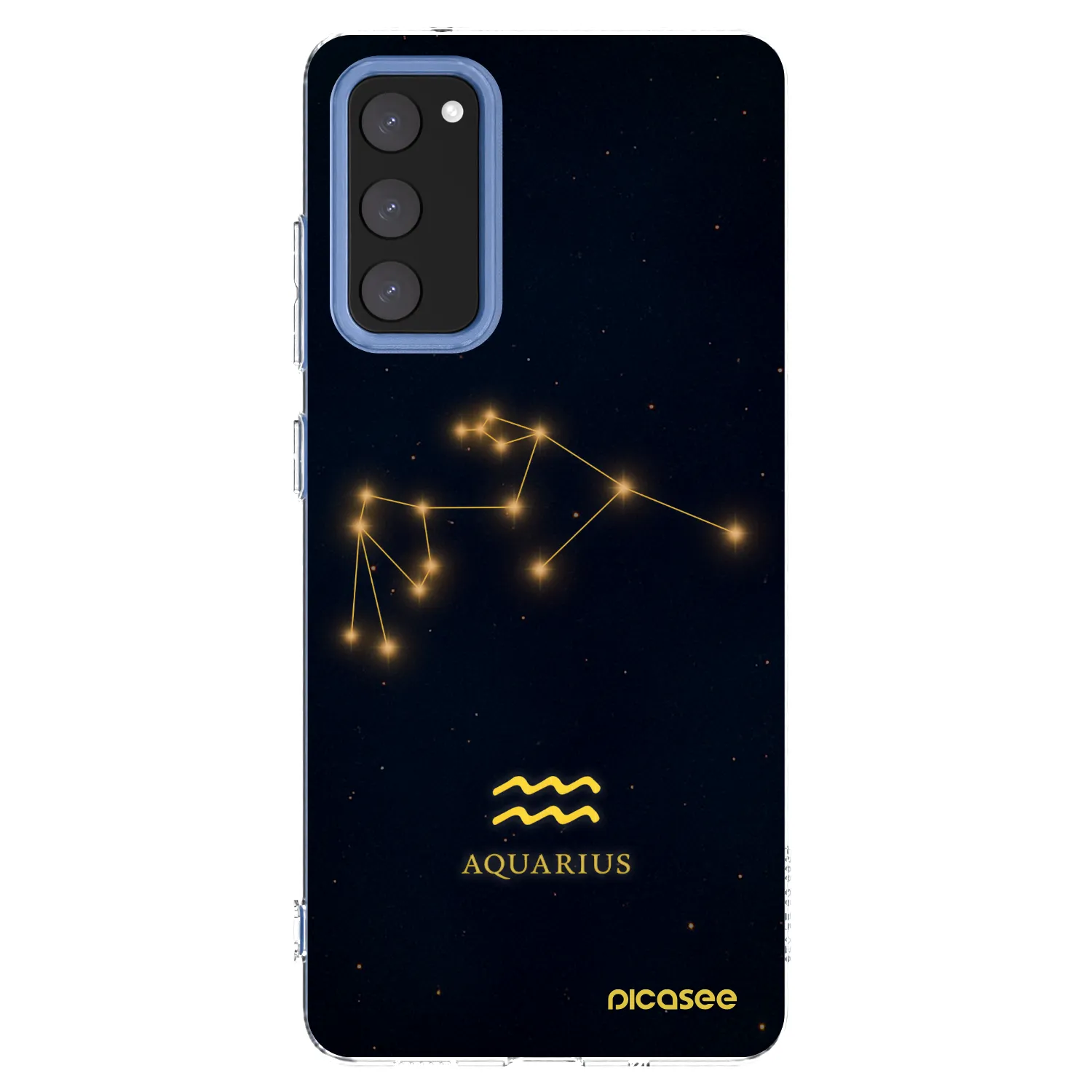 Picasee διαφανής θήκη σιλικόνης Samsung Galaxy S20 FE - AQUARIUS