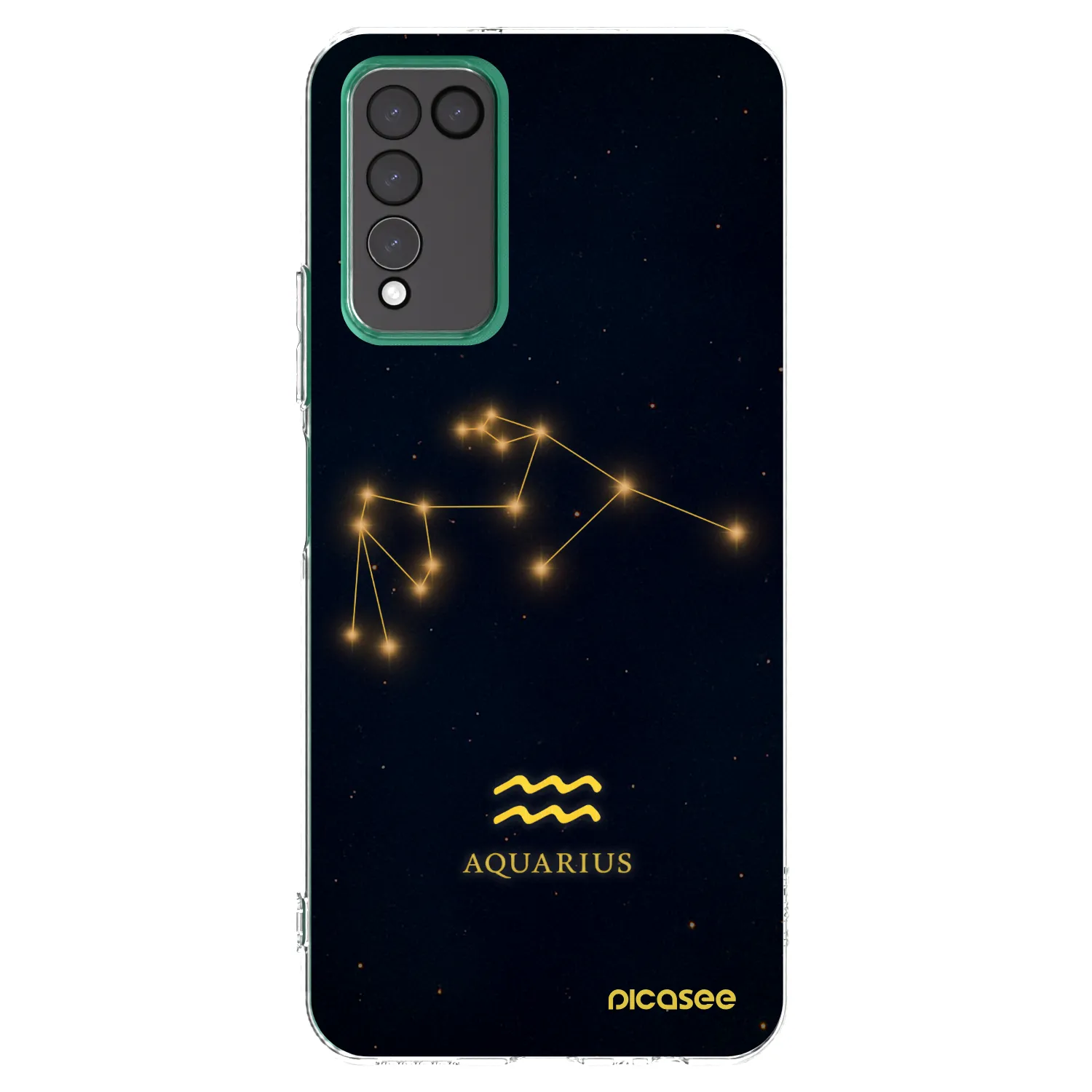 Picasee διαφανής θήκη σιλικόνης Honor 10X Lite - AQUARIUS