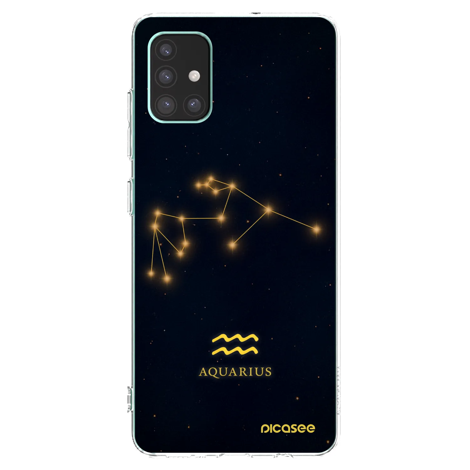 Picasee διαφανής θήκη σιλικόνης Samsung Galaxy M51 M515F - AQUARIUS