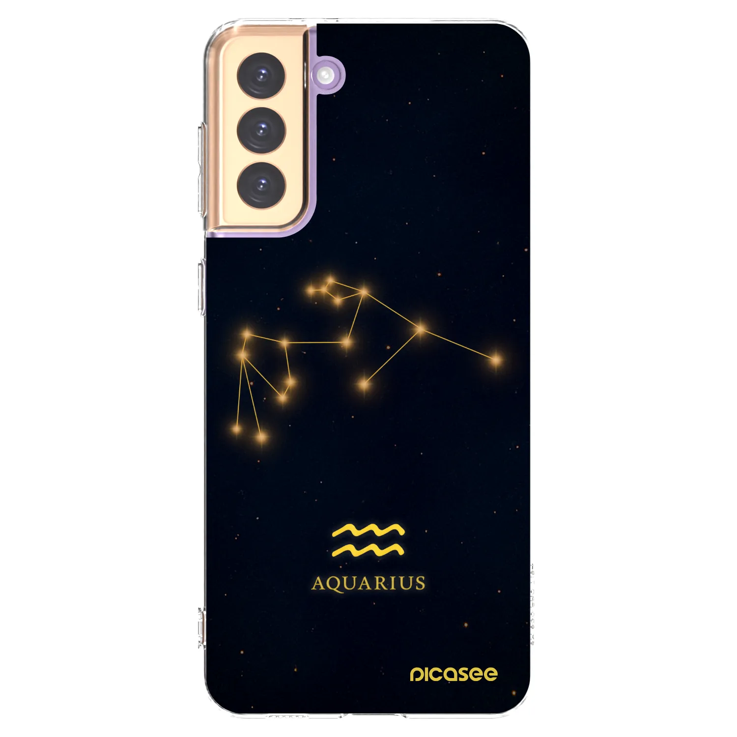 Picasee διαφανής θήκη σιλικόνης Samsung Galaxy S21+ 5G G996F - AQUARIUS