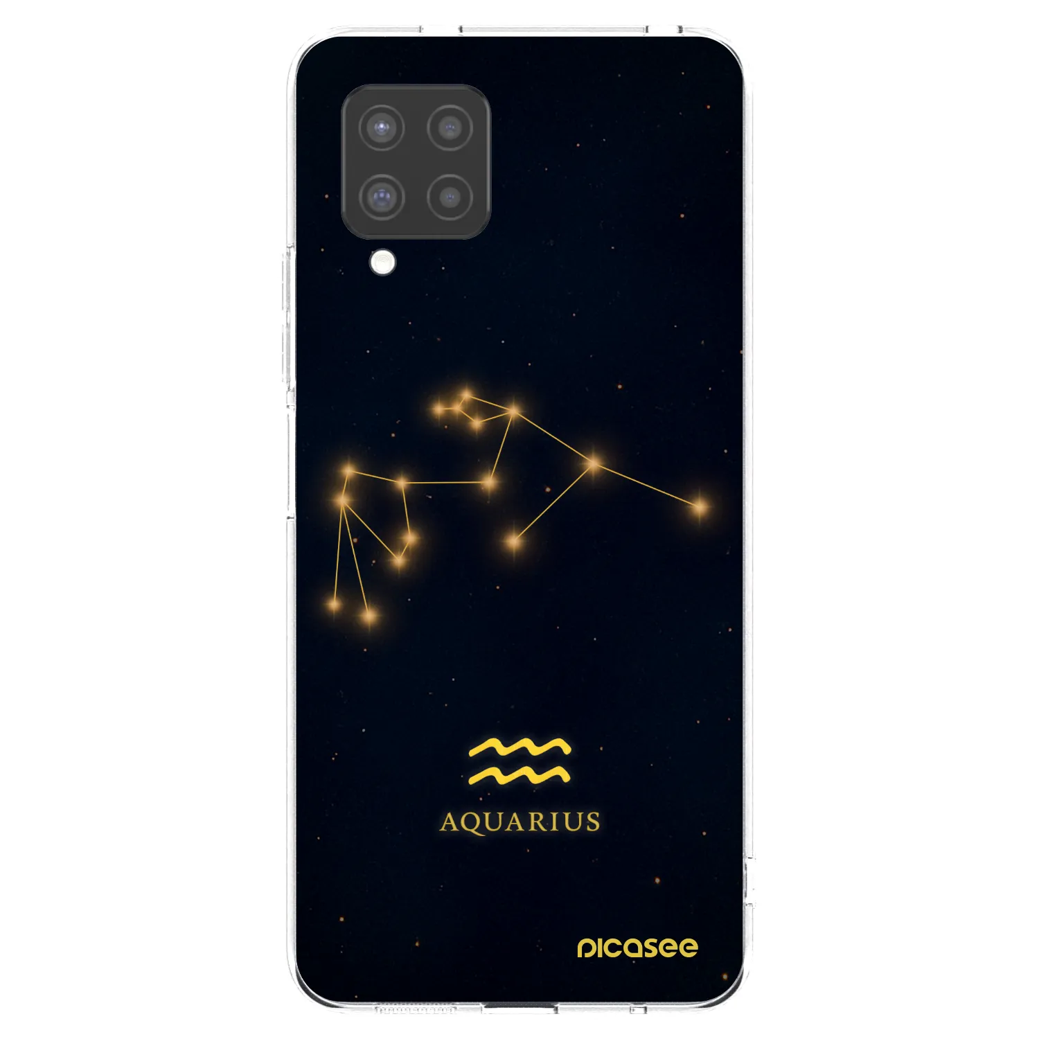 Picasee διαφανής θήκη σιλικόνης Samsung Galaxy A42 A426B - AQUARIUS