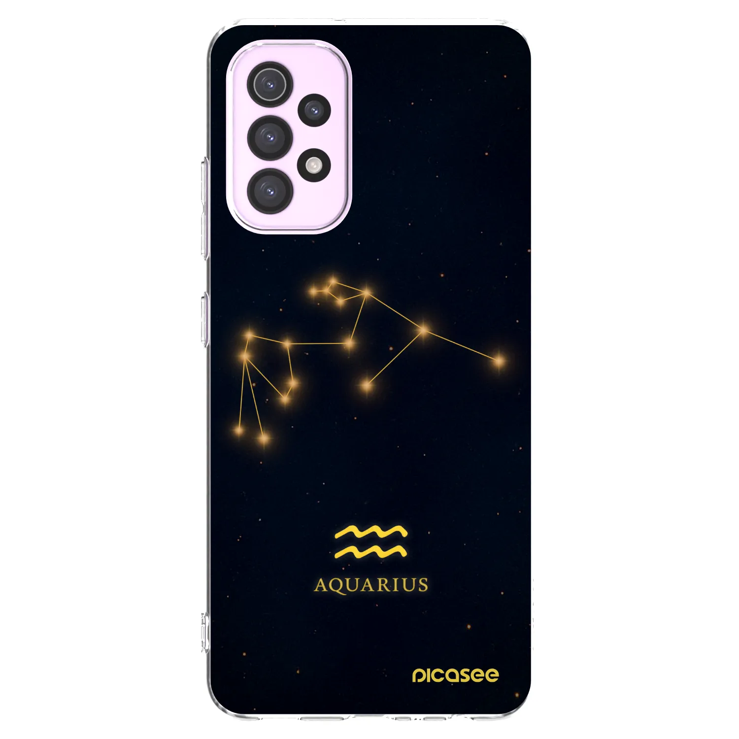 Picasee διαφανής θήκη σιλικόνης Samsung Galaxy A32 5G A326B - AQUARIUS