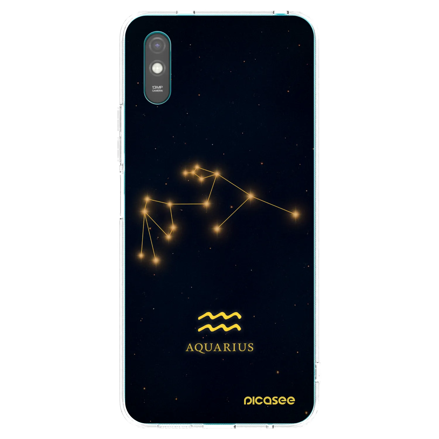Picasee διαφανής θήκη σιλικόνης Xiaomi Redmi 9AT - AQUARIUS