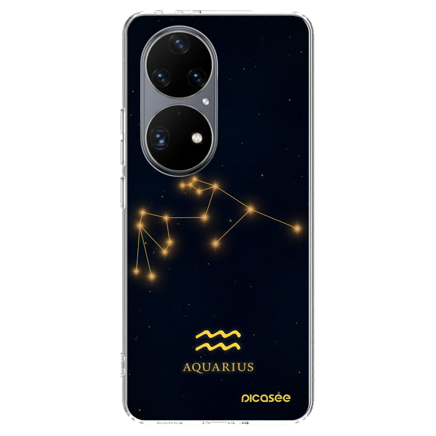 Picasee διαφανής θήκη σιλικόνης Huawei P50 - AQUARIUS