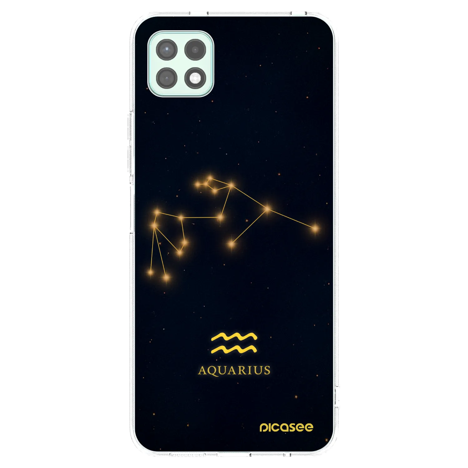 Picasee διαφανής θήκη σιλικόνης Samsung Galaxy A22 A226B 5G - AQUARIUS