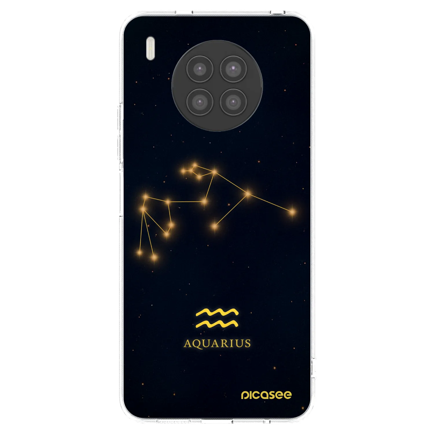 Picasee διαφανής θήκη σιλικόνης Huawei Nova 8i - AQUARIUS