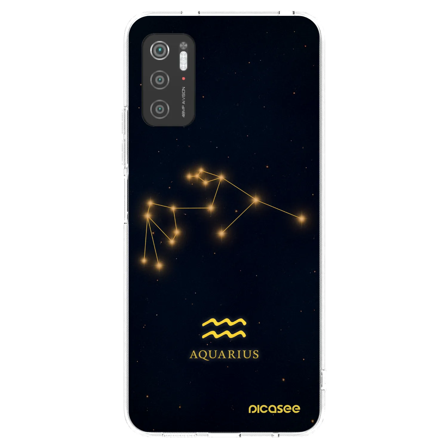 Picasee διαφανής θήκη σιλικόνης Xiaomi Poco M3 Pro 5G - AQUARIUS