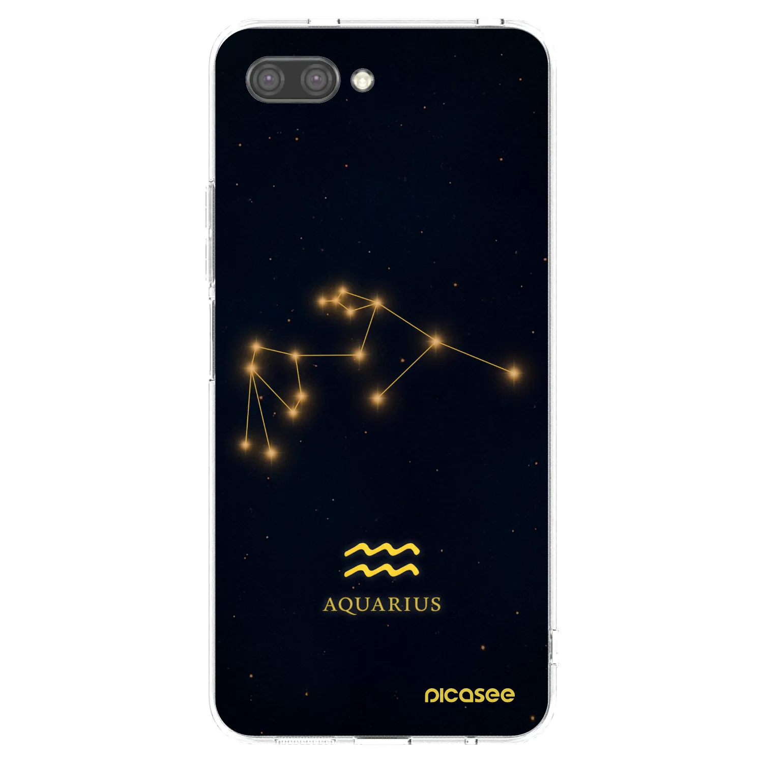 Picasee διαφανής θήκη σιλικόνης Honor 10 - AQUARIUS