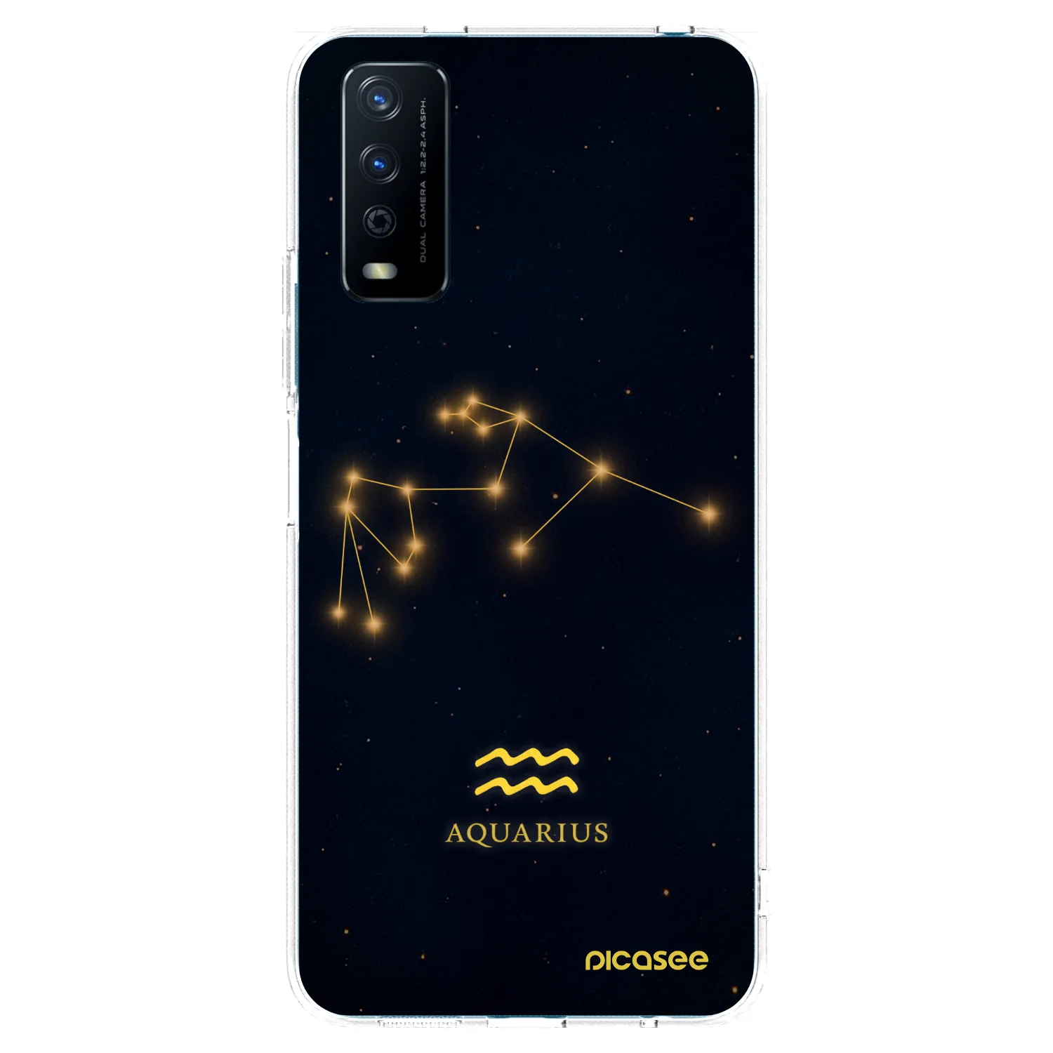Picasee διαφανής θήκη σιλικόνης Vivo Y11s - AQUARIUS