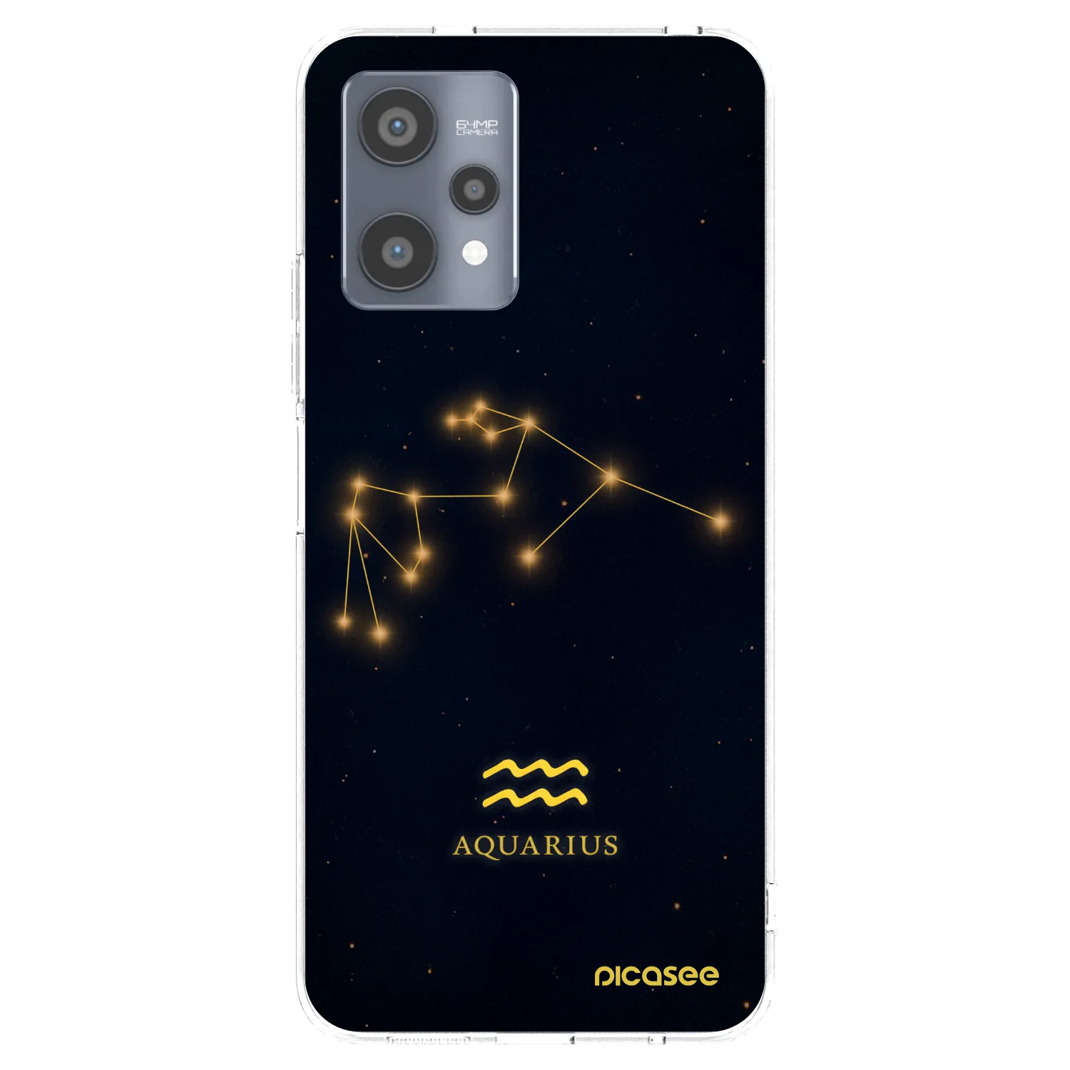Picasee διαφανής θήκη σιλικόνης Realme 9 Pro 5G - AQUARIUS