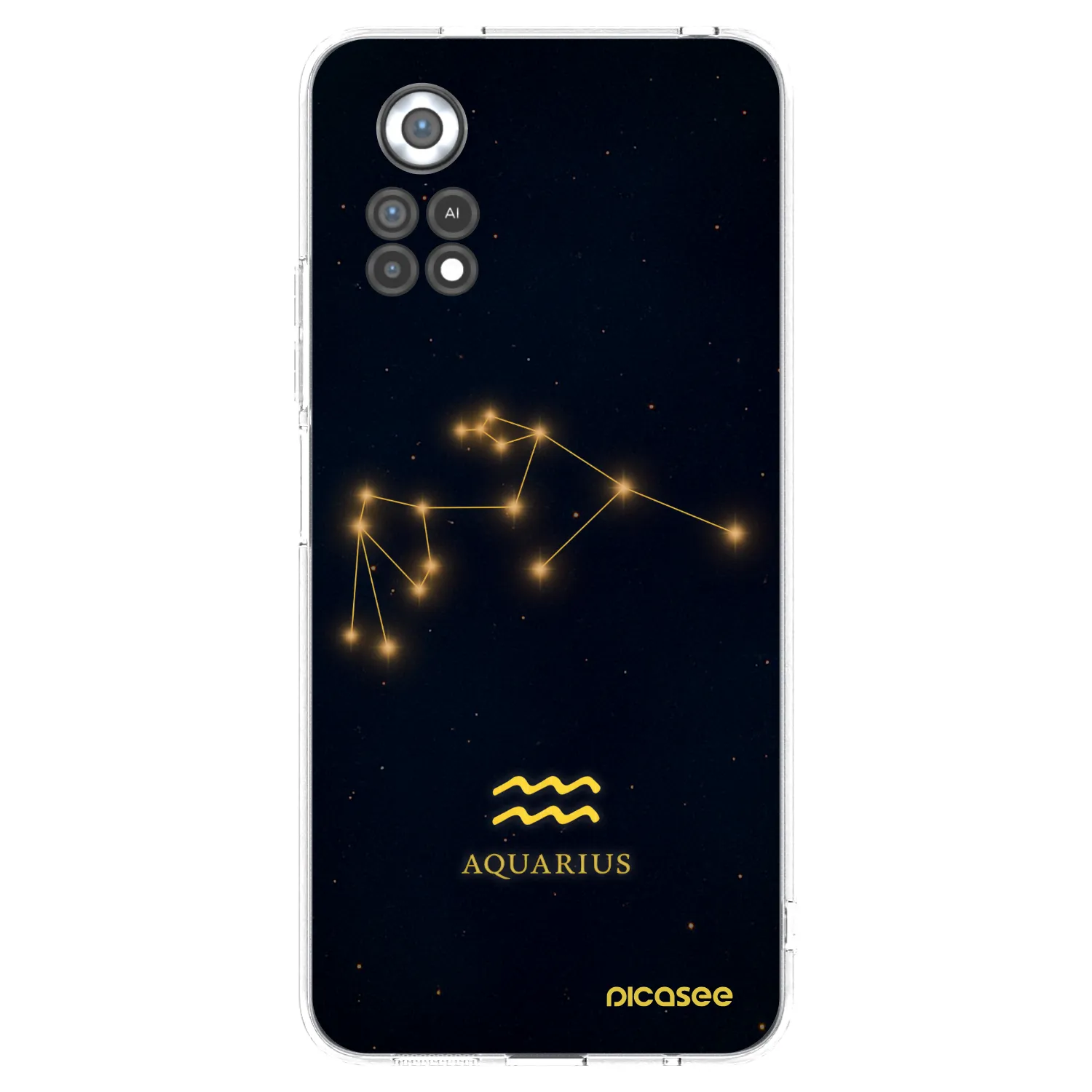 Picasee διαφανής θήκη σιλικόνης Xiaomi Poco X4 Pro 5G - AQUARIUS
