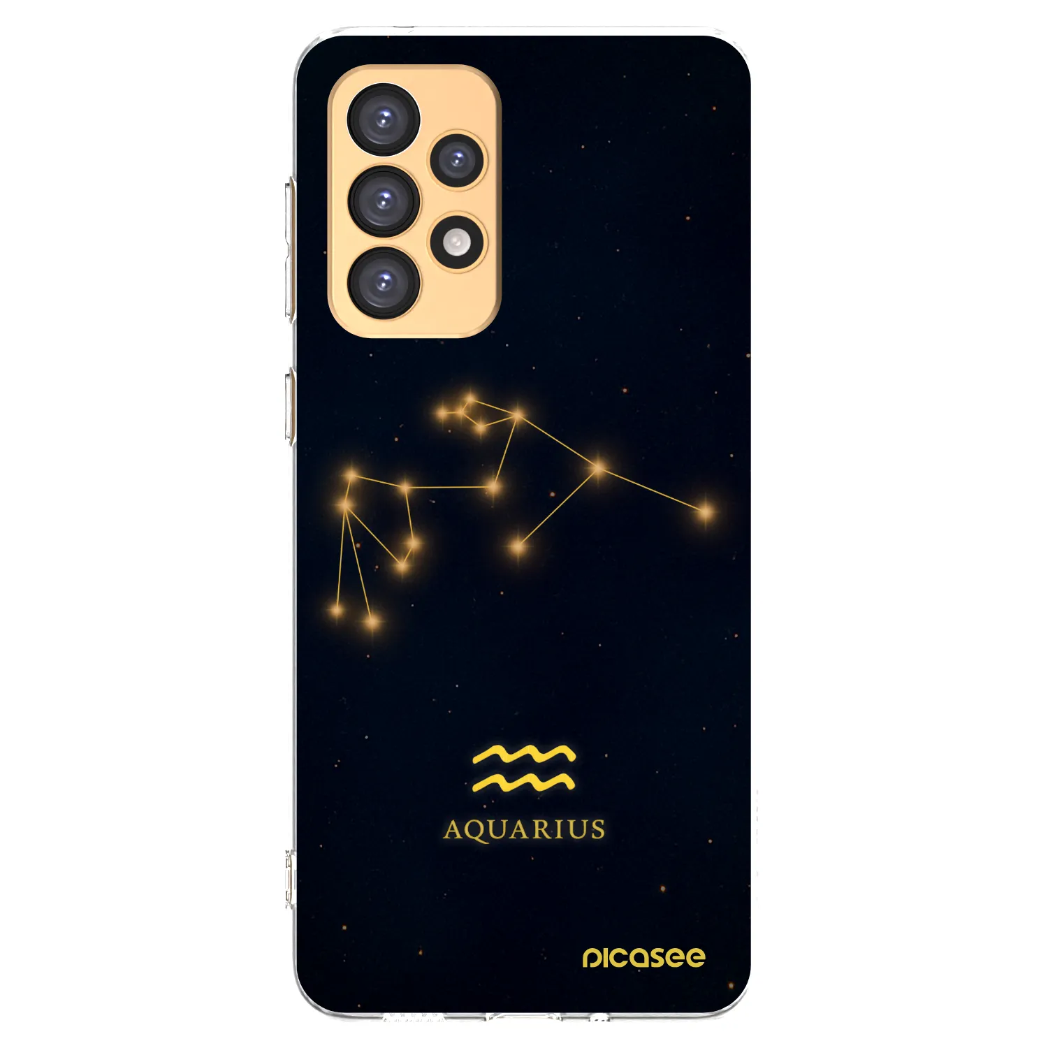 Picasee διαφανής θήκη σιλικόνης Samsung Galaxy A33 5G A336 - AQUARIUS