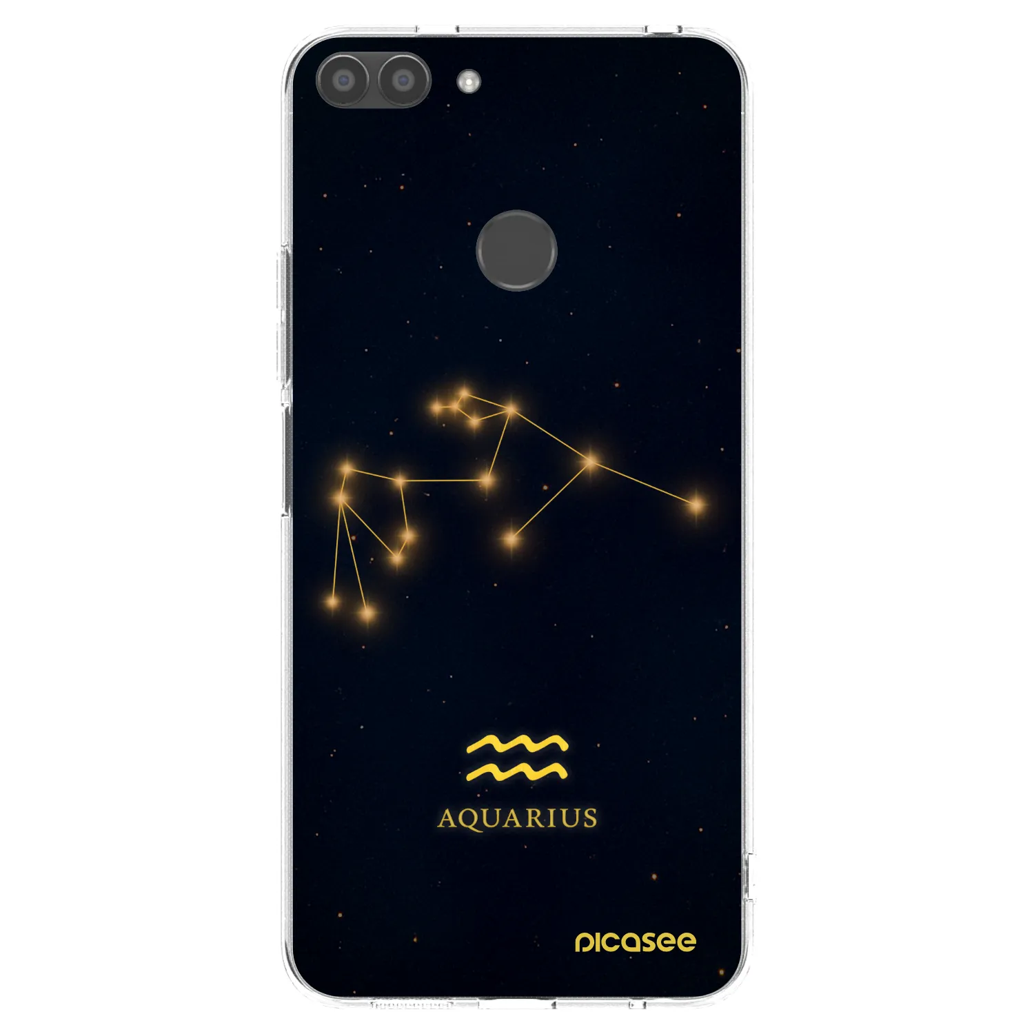 Picasee διαφανής θήκη σιλικόνης Huawei P Smart - AQUARIUS
