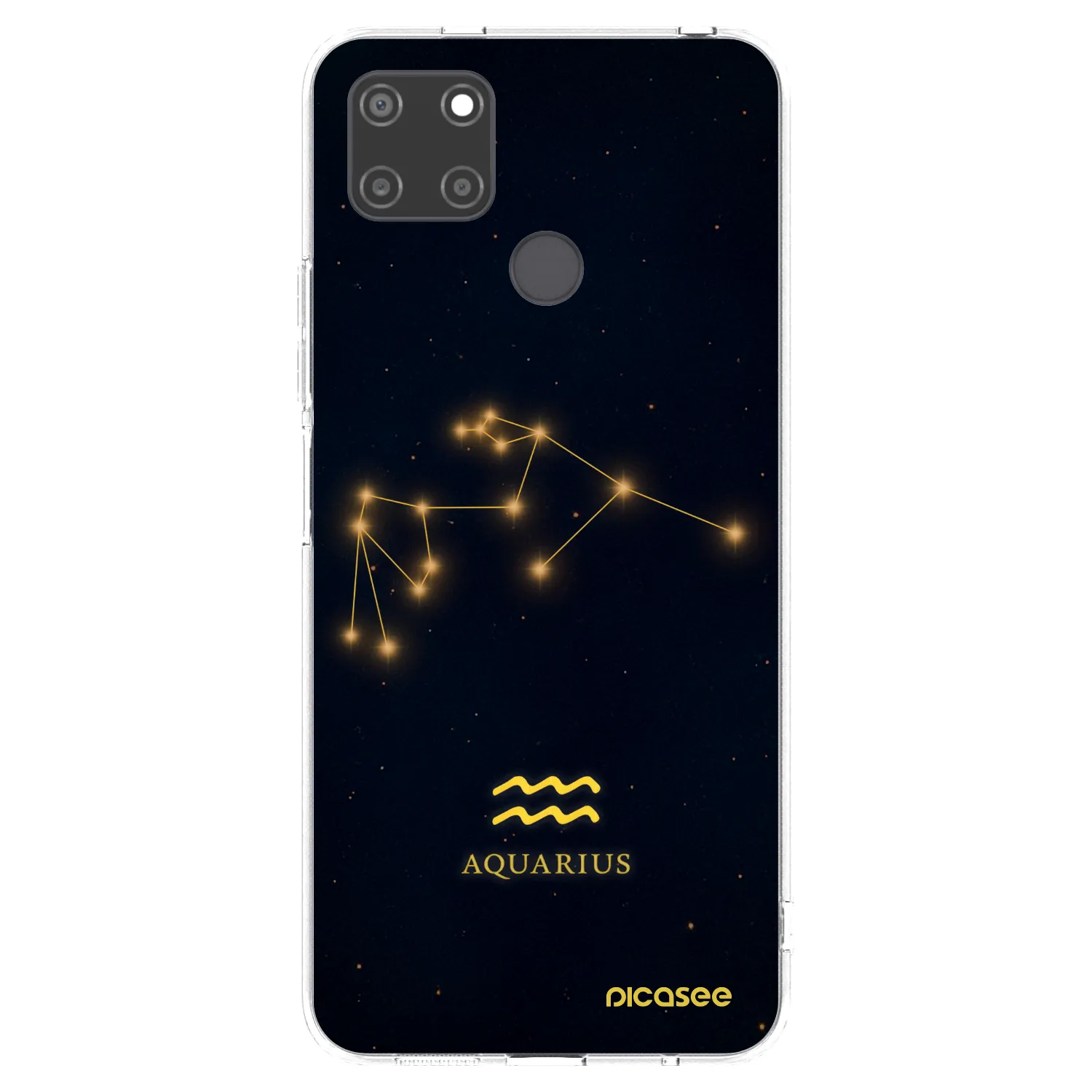 Picasee διαφανής θήκη σιλικόνης Realme C21Y - AQUARIUS