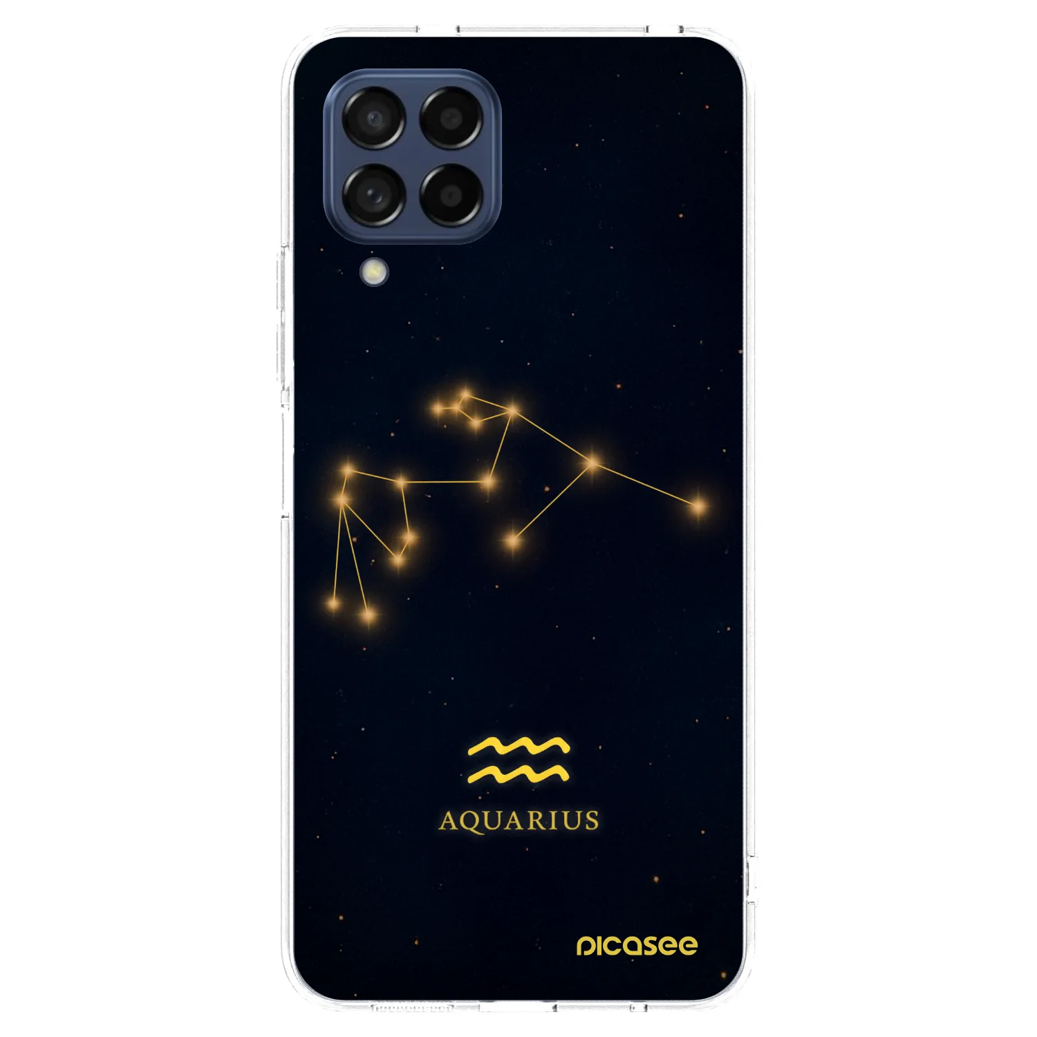 Picasee διαφανής θήκη σιλικόνης Samsung Galaxy M53 5G - AQUARIUS