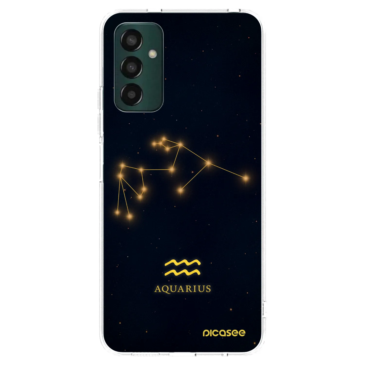 Picasee διαφανής θήκη σιλικόνης Samsung Galaxy M13 M135F - AQUARIUS