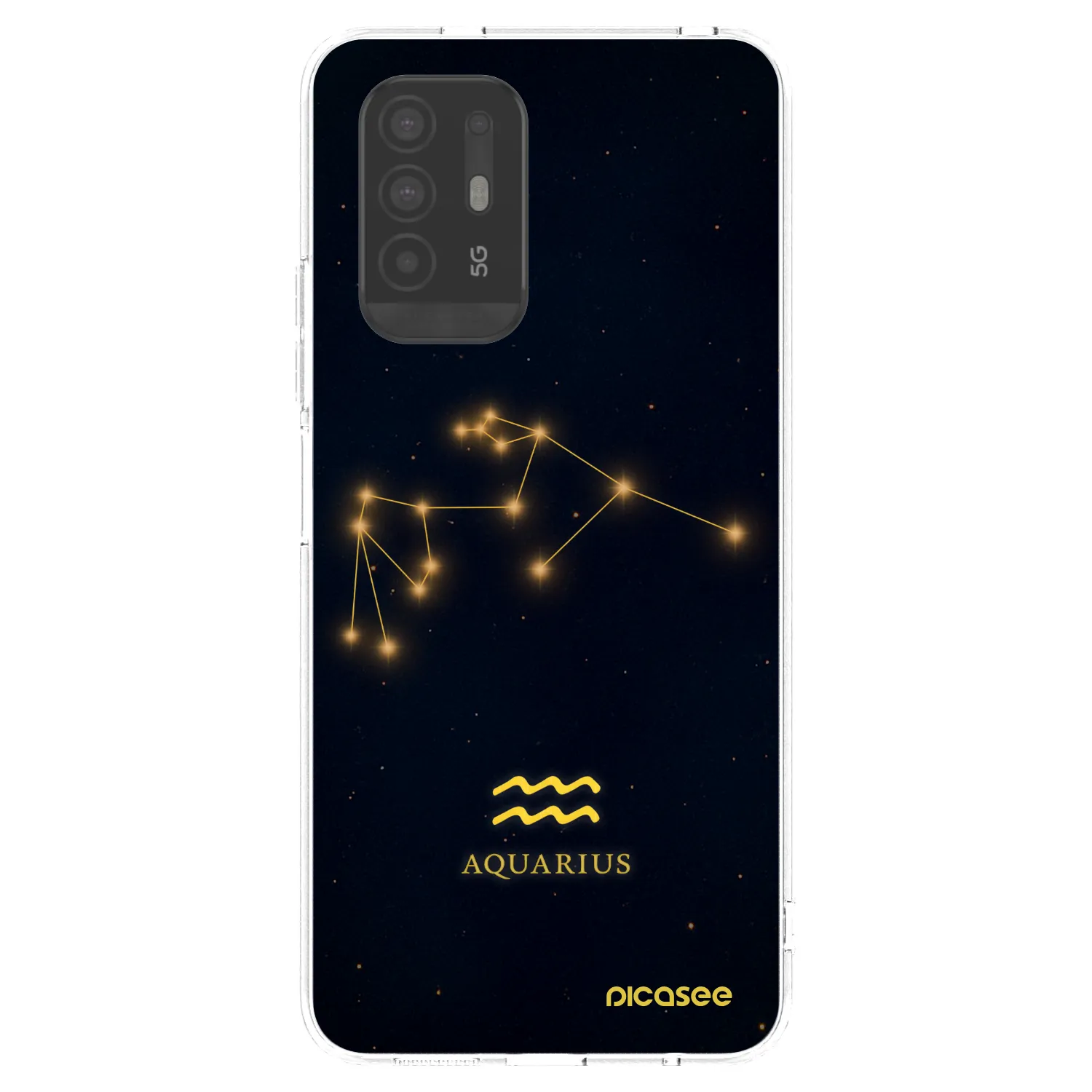 Picasee διαφανής θήκη σιλικόνης OPPO A94 5G - AQUARIUS