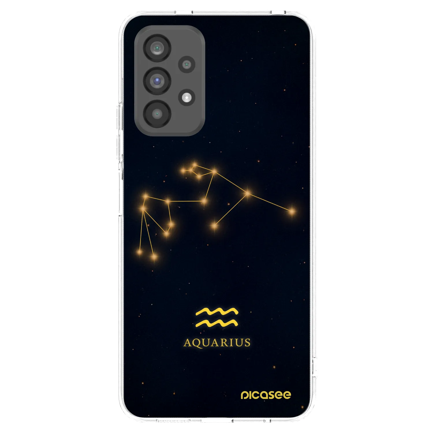 Picasee διαφανής θήκη σιλικόνης Samsung Galaxy A73 5G - AQUARIUS