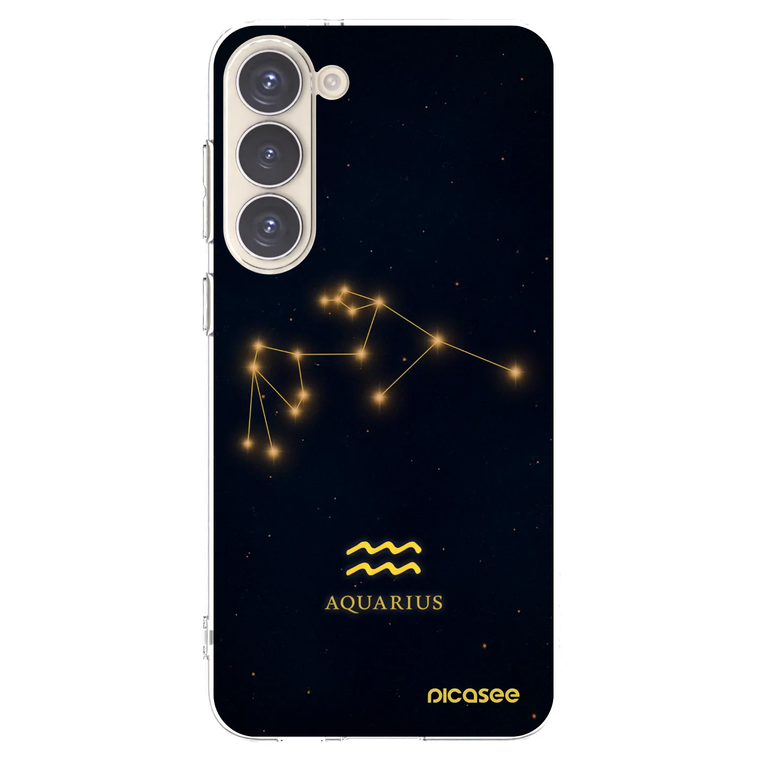 Picasee διαφανής θήκη σιλικόνης Samsung Galaxy S23+ 5G - AQUARIUS