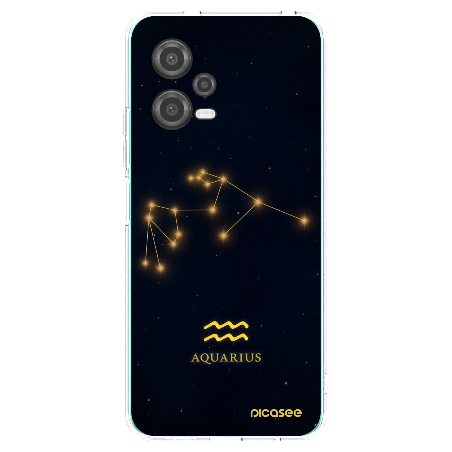 Picasee διαφανής θήκη σιλικόνης Xiaomi Poco X5 - AQUARIUS