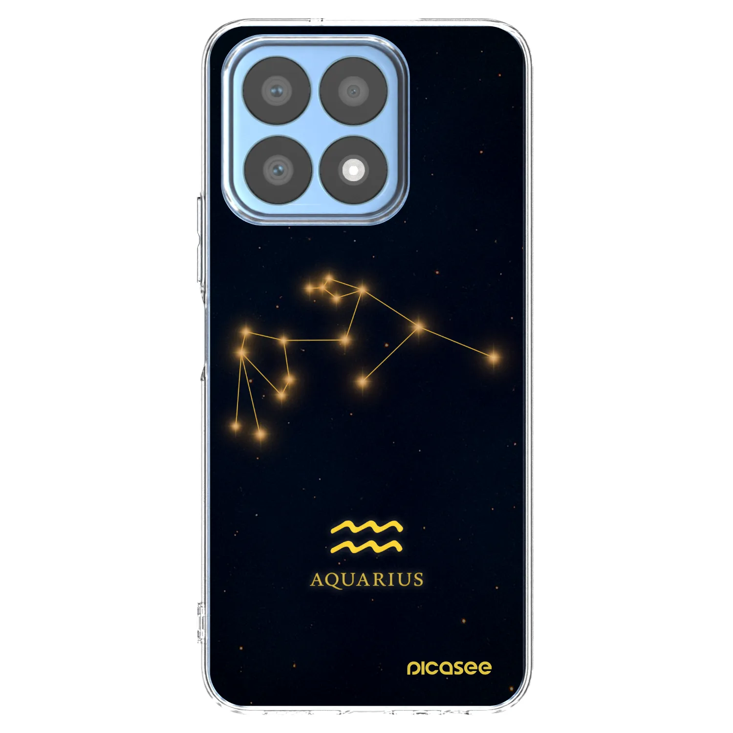 Picasee διαφανής θήκη σιλικόνης Honor X8a - AQUARIUS