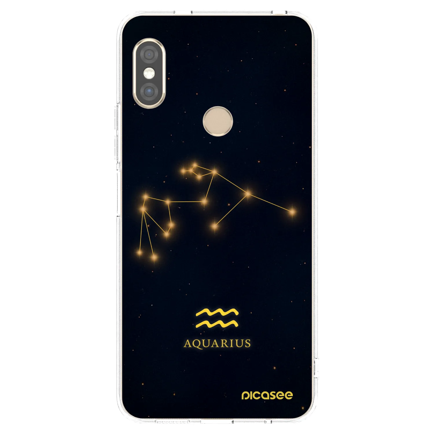 Picasee διαφανής θήκη σιλικόνης Xiaomi Redmi Note 5 Global - AQUARIUS