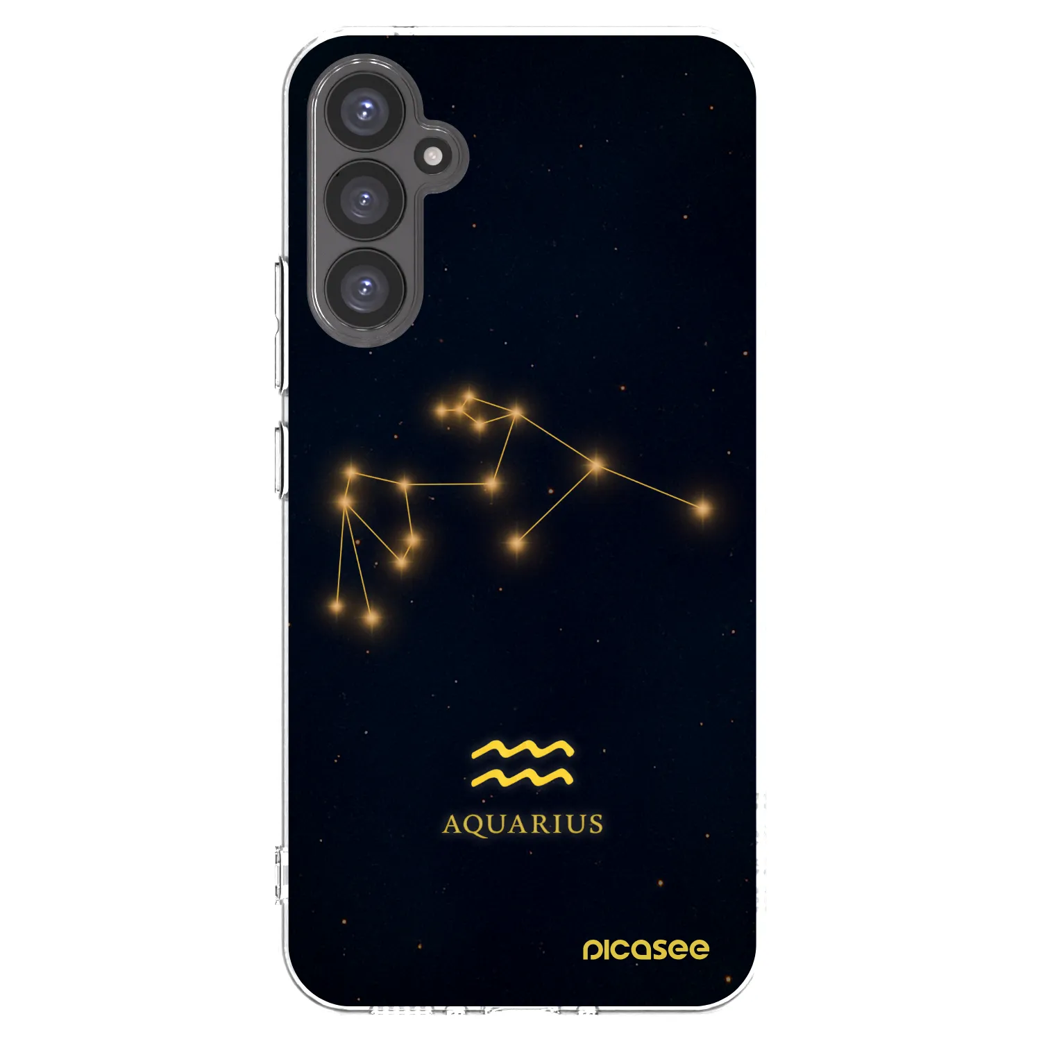 Picasee διαφανής θήκη σιλικόνης Samsung Galaxy A34 5G A346B - AQUARIUS