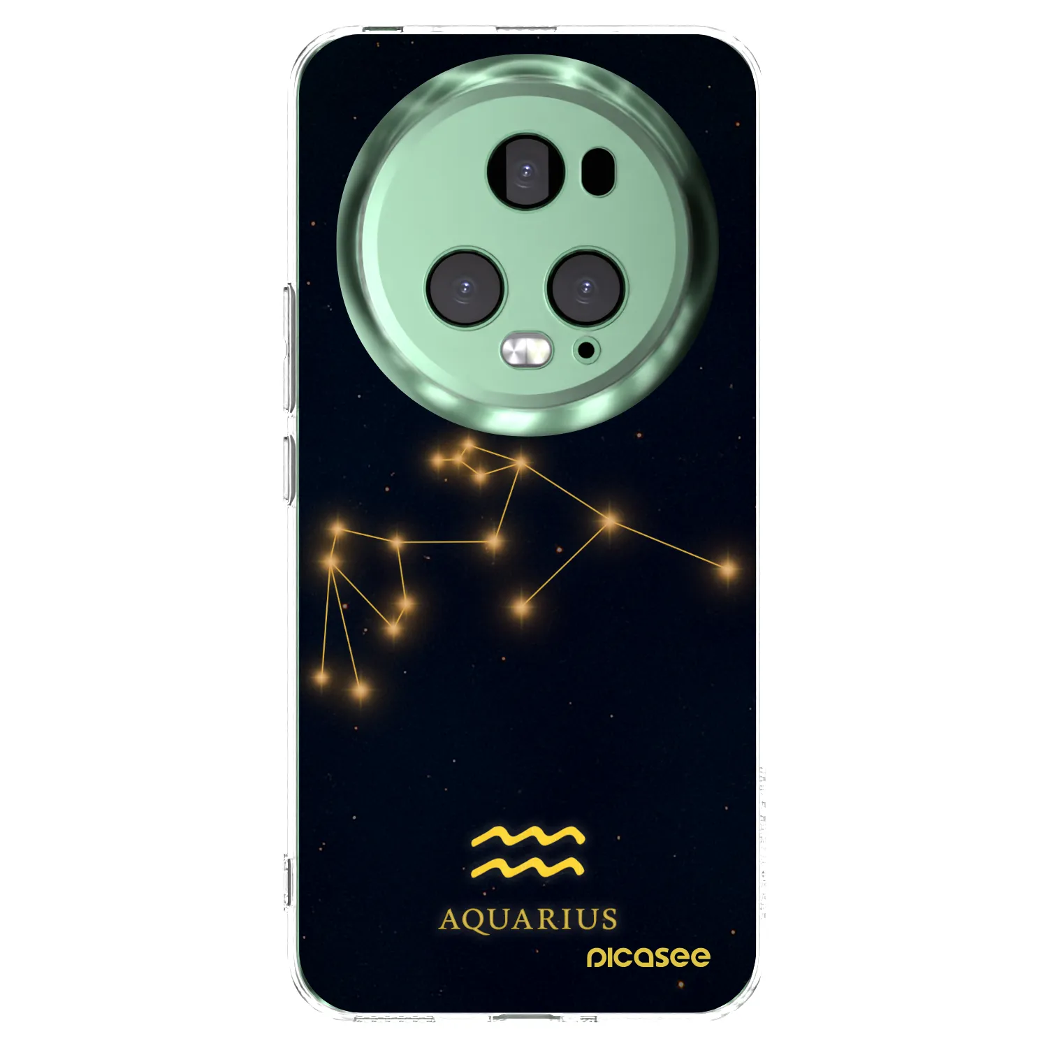 Picasee διαφανής θήκη σιλικόνης Honor Magic5 Pro - AQUARIUS