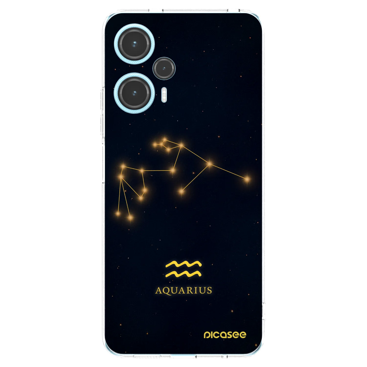 Picasee διαφανής θήκη σιλικόνης Xiaomi Poco F5 - AQUARIUS