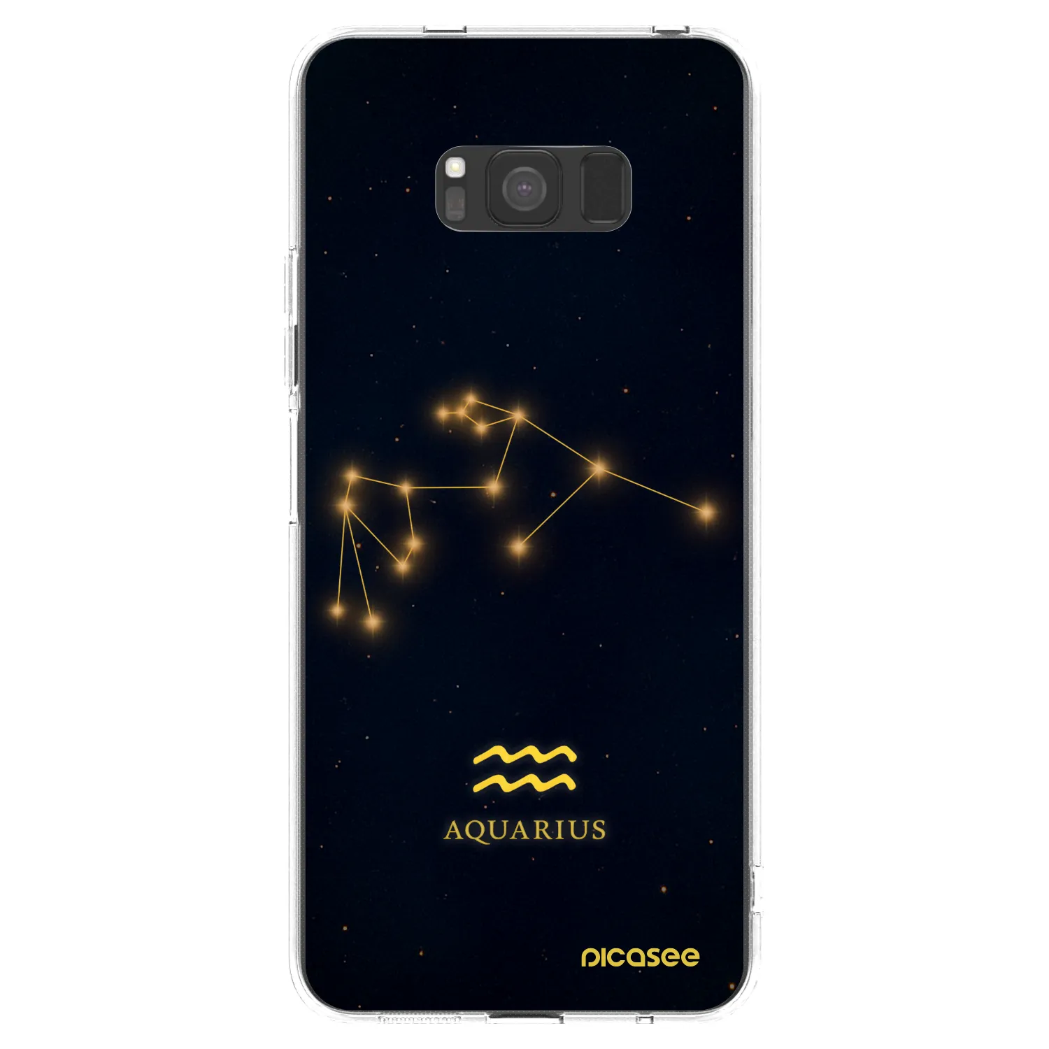 Picasee διαφανής θήκη σιλικόνης Samsung Galaxy S8 G950F - AQUARIUS