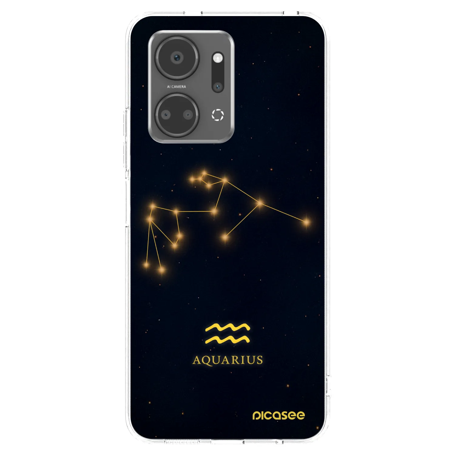 Picasee διαφανής θήκη σιλικόνης Honor X7a - AQUARIUS