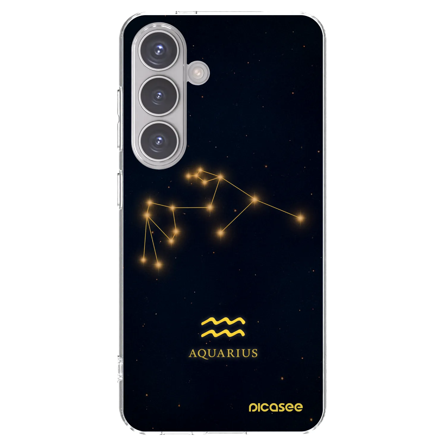 Picasee διαφανής θήκη σιλικόνης Samsung Galaxy S24 S921B 5G - AQUARIUS