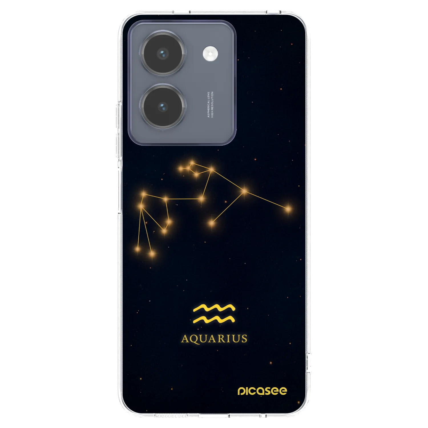 Picasee διαφανής θήκη σιλικόνης Vivo Y36 4G - AQUARIUS
