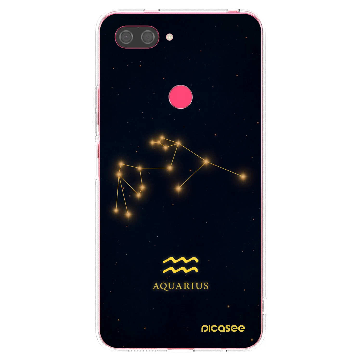 Picasee διαφανής θήκη σιλικόνης Xiaomi Mi 8 Lite - AQUARIUS