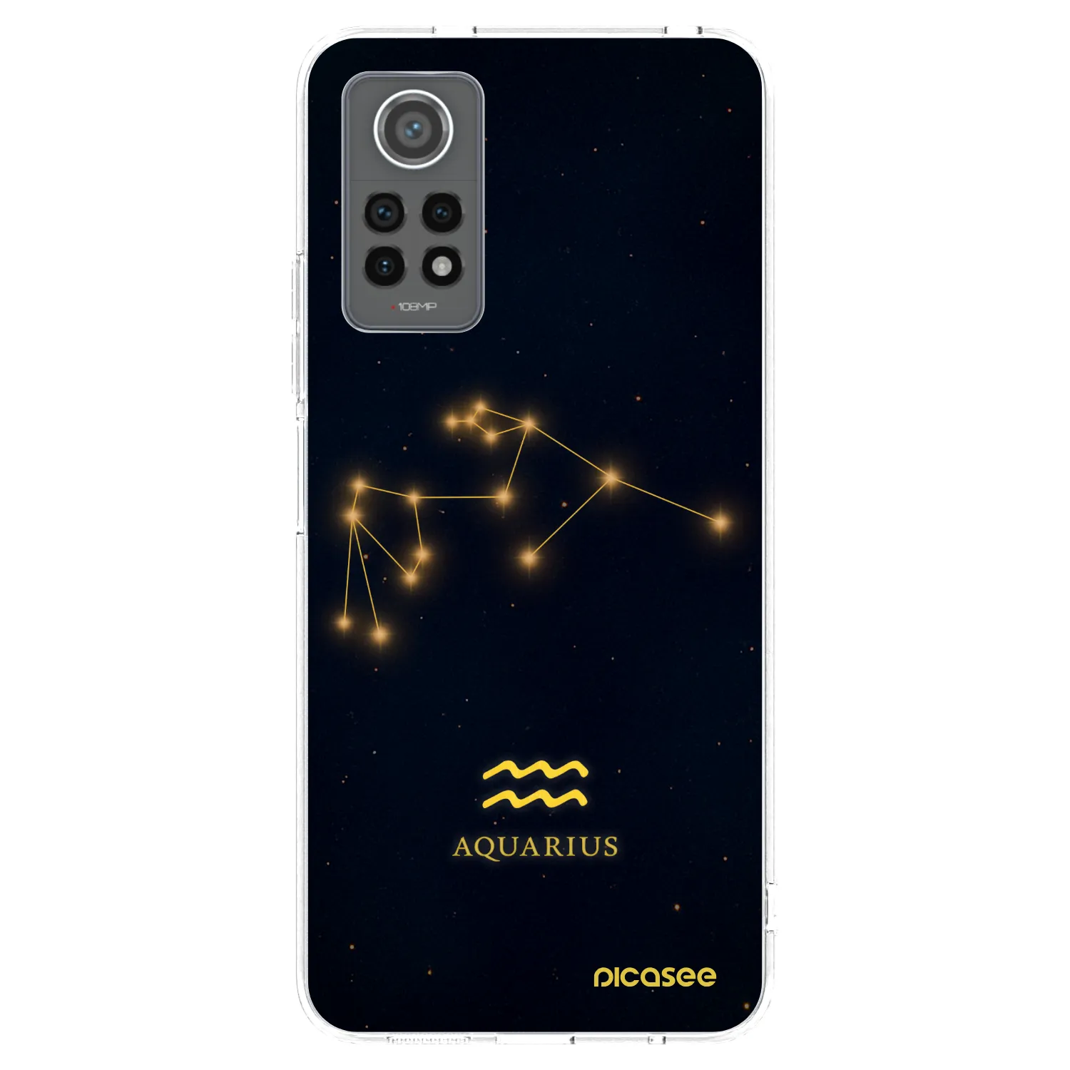 Picasee διαφανής θήκη σιλικόνης Xiaomi Redmi Note 12 Pro 4G - AQUARIUS