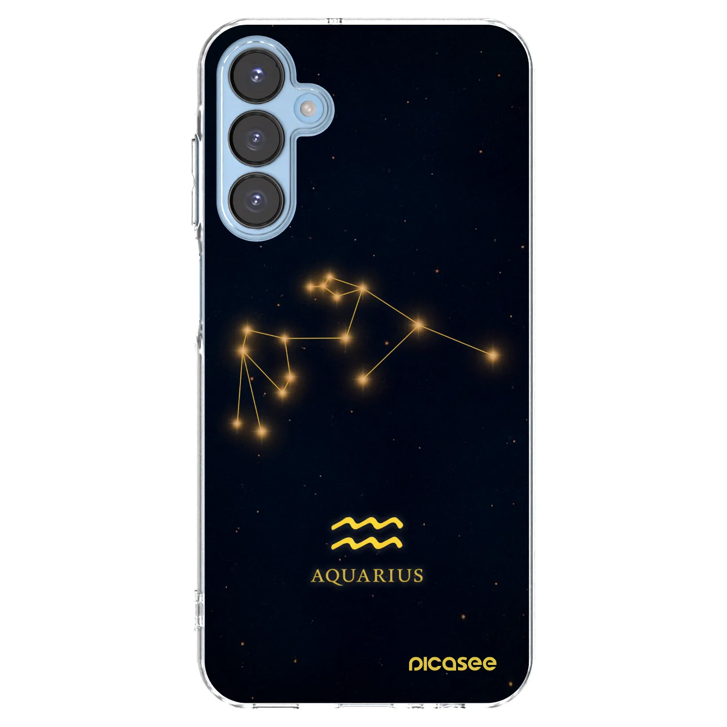 Picasee διαφανής θήκη σιλικόνης Samsung Galaxy A15 A156B 5G - AQUARIUS