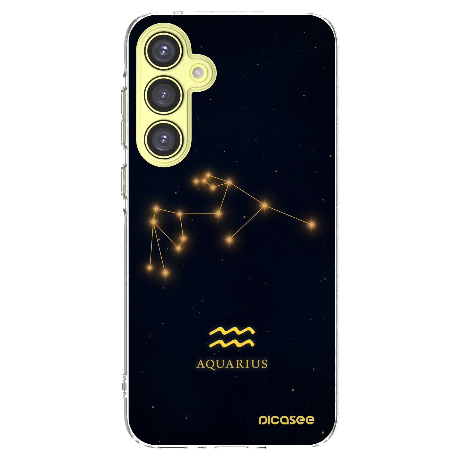 Picasee διαφανής θήκη σιλικόνης Samsung Galaxy A35 5G A356B - AQUARIUS