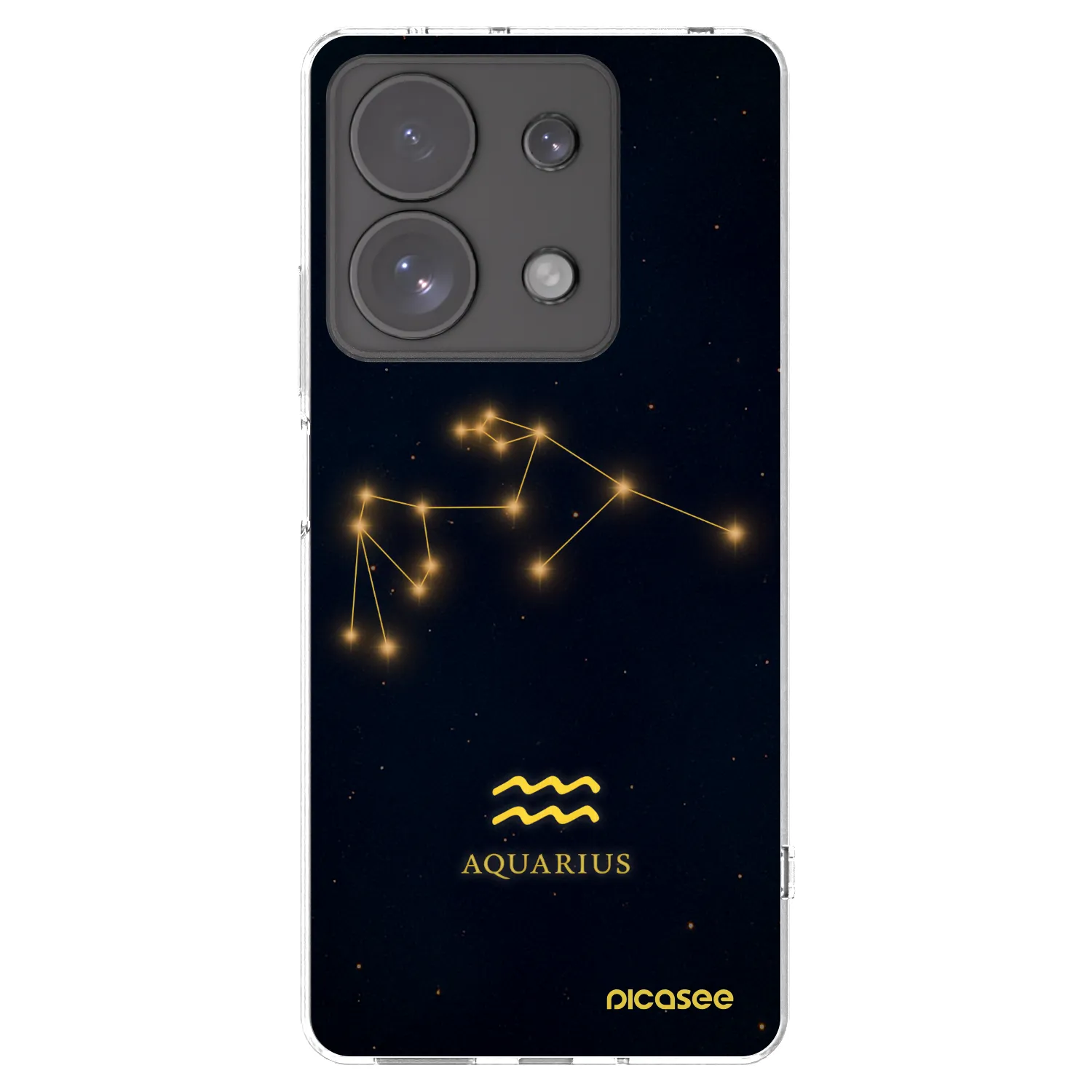 Picasee διαφανής θήκη σιλικόνης Xiaomi Redmi Note 13 Pro 4G - AQUARIUS