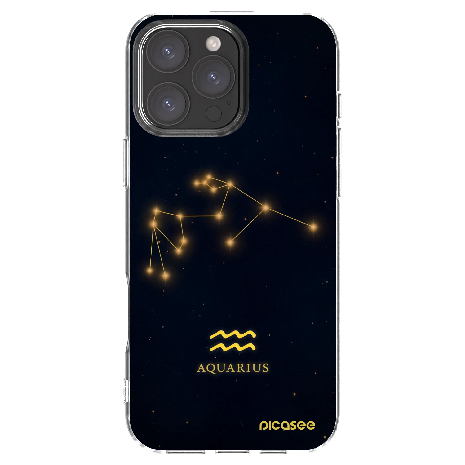 Picasee διαφανής θήκη σιλικόνης Apple iPhone 16 Pro Max - AQUARIUS