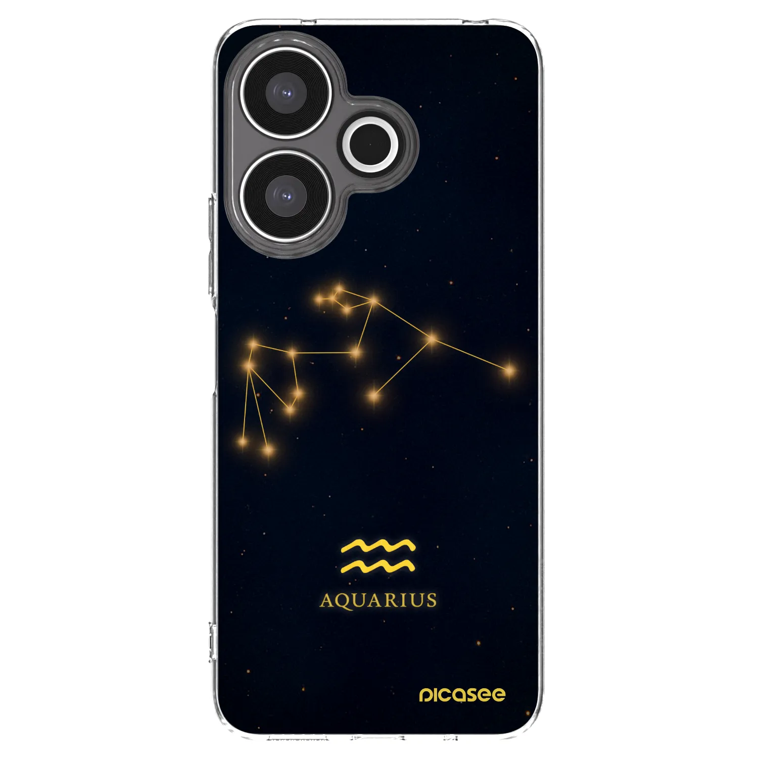 Picasee διαφανής θήκη σιλικόνης Xiaomi Redmi 13 4G - AQUARIUS